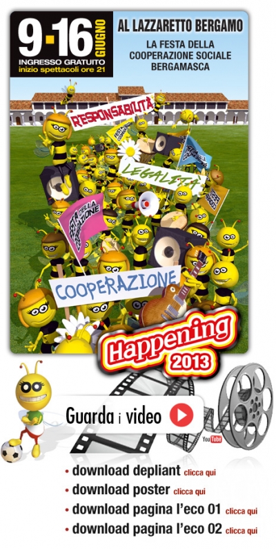 Al Lazzaretto torna 
l’Happening delle cooperative