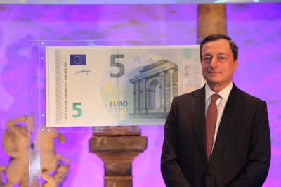 Dal 2 maggio 
entra in circolazione 
la nuova 
banconota 
da 5 euro