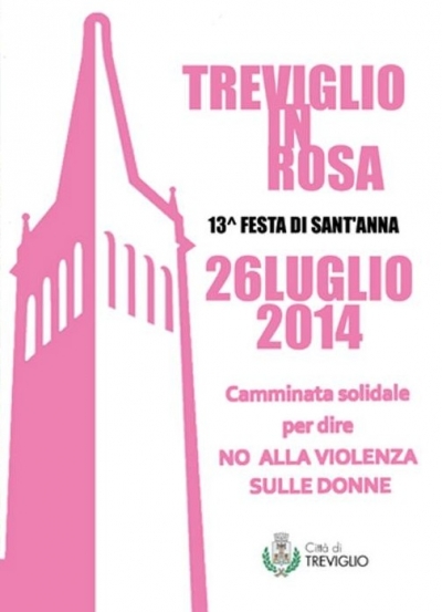 Treviglio, 
per la sagra di Sant’Anna 
vetrine in rosa 
contro la violenza 
sulle donne