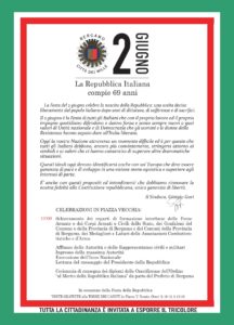 Comune di Bergamo - manifesto 2 giugno
