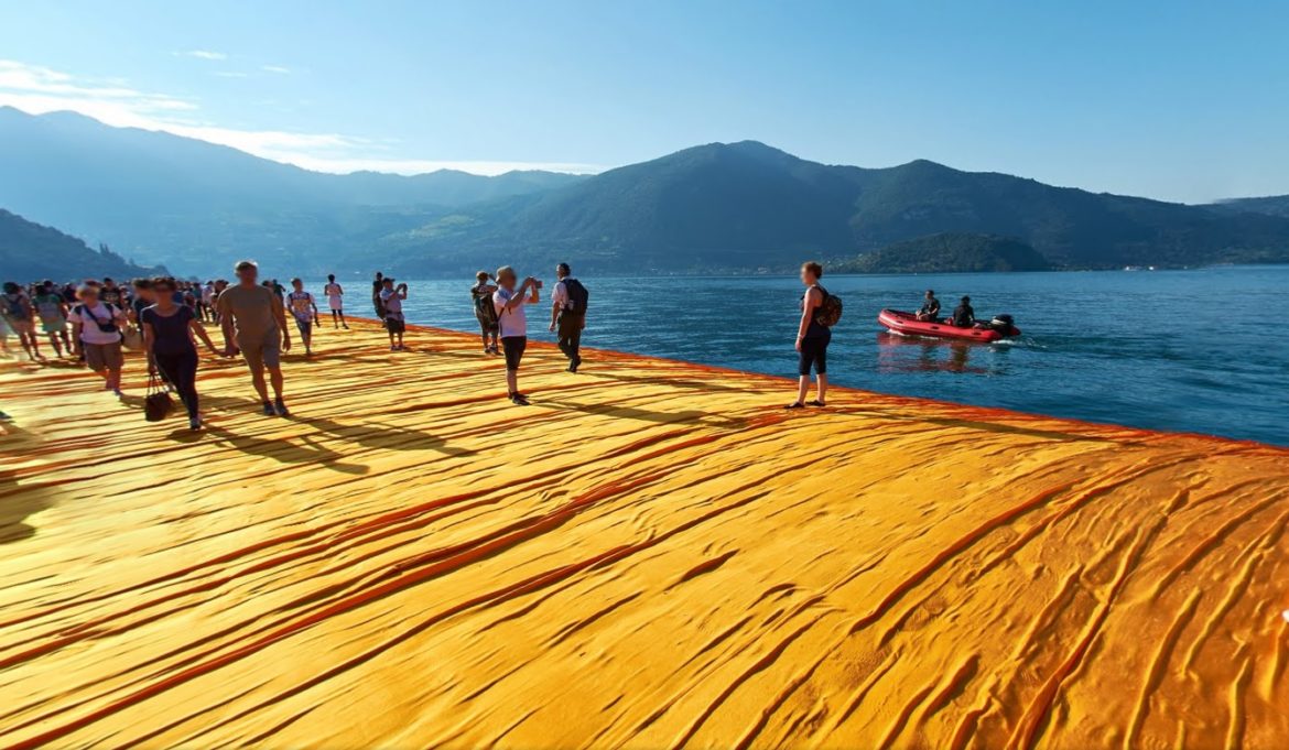 The Floating Piers, a quota 1.2 milioni il numero di visitatori. Ecco tutte le cifre