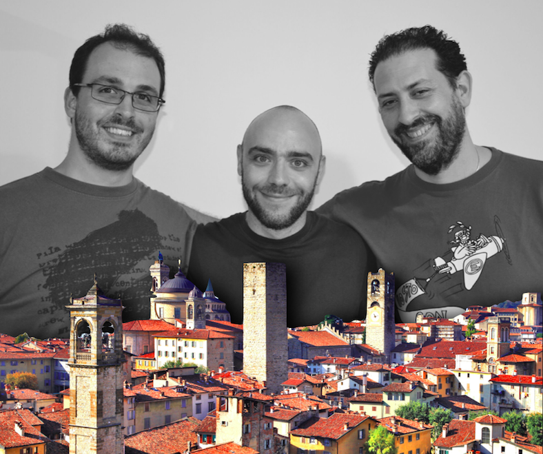 Da sinistra, Andrea Vezzoli, Davide Minola e Massimo Radaelli