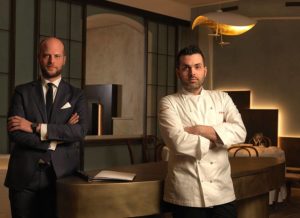 L'executive chef del ristorante Casual Cristopher Carraro e il direttore Marco Locatelli