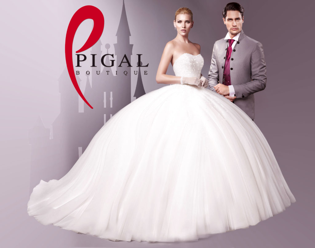 Boutique Pigal - fiera sposi - cenerentola sposa sposo completo_1