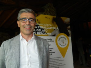 Il presidente dei Gelatieri Bergamaschi, Massimo Bosio