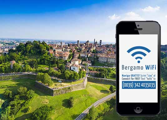 Bergamo Wifi, connessione gratuita anche nel quartiere di San Paolo