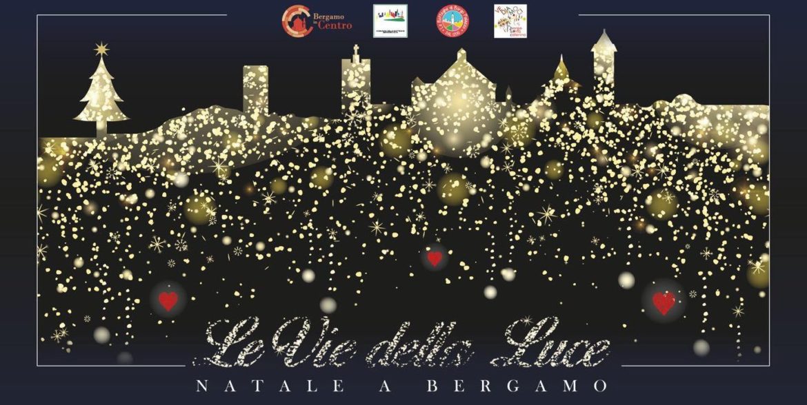 Bergamo, i commercianti accendono il Natale