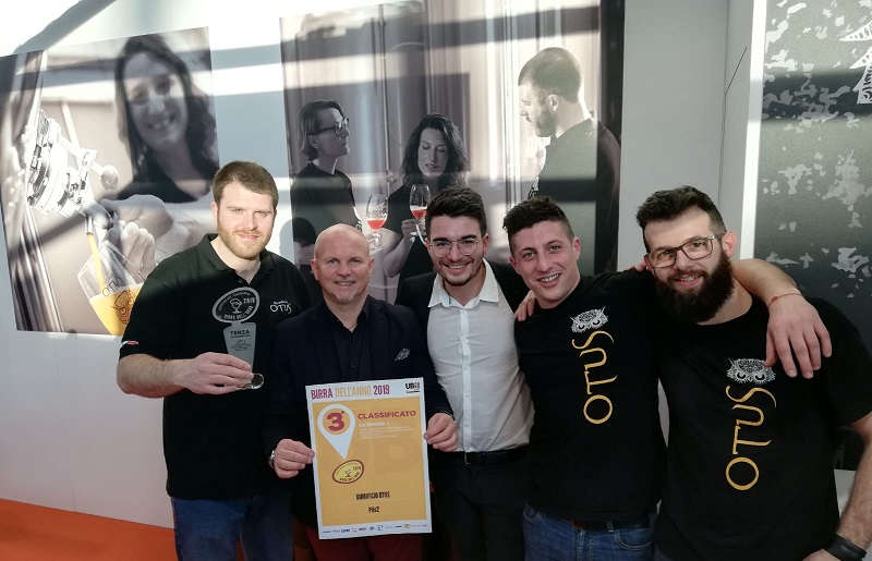 Il Birrificio Otus di Seriate premiato al concorso Beer Attraction