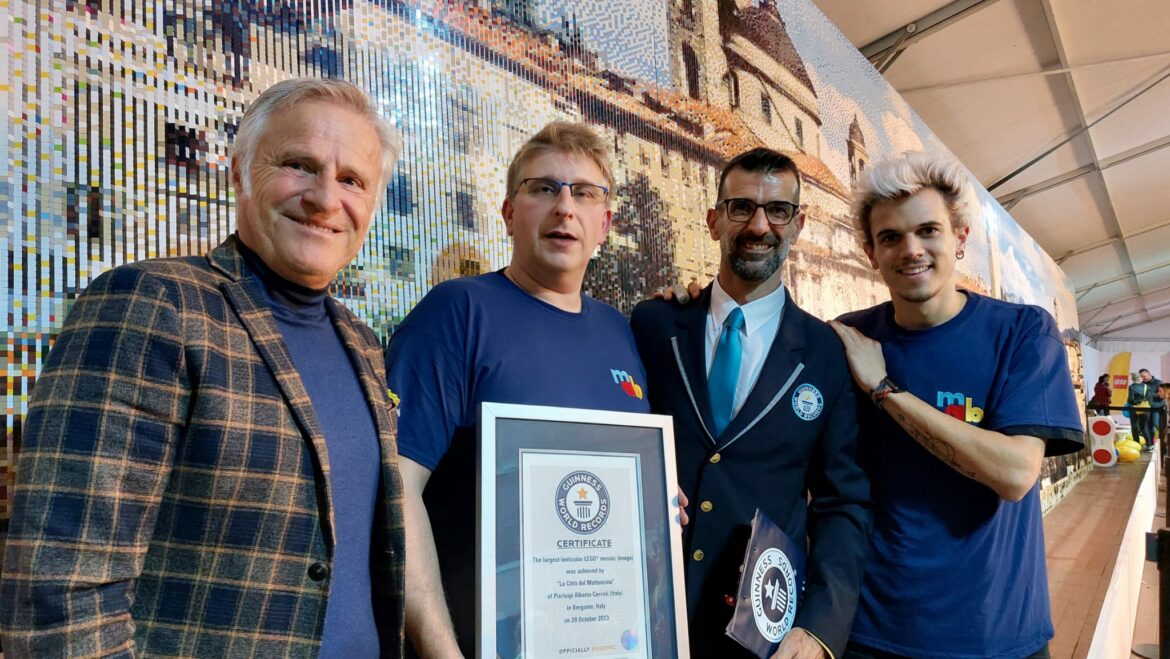 Campionaria da Guinness: il mosaico lentiscolare è da record